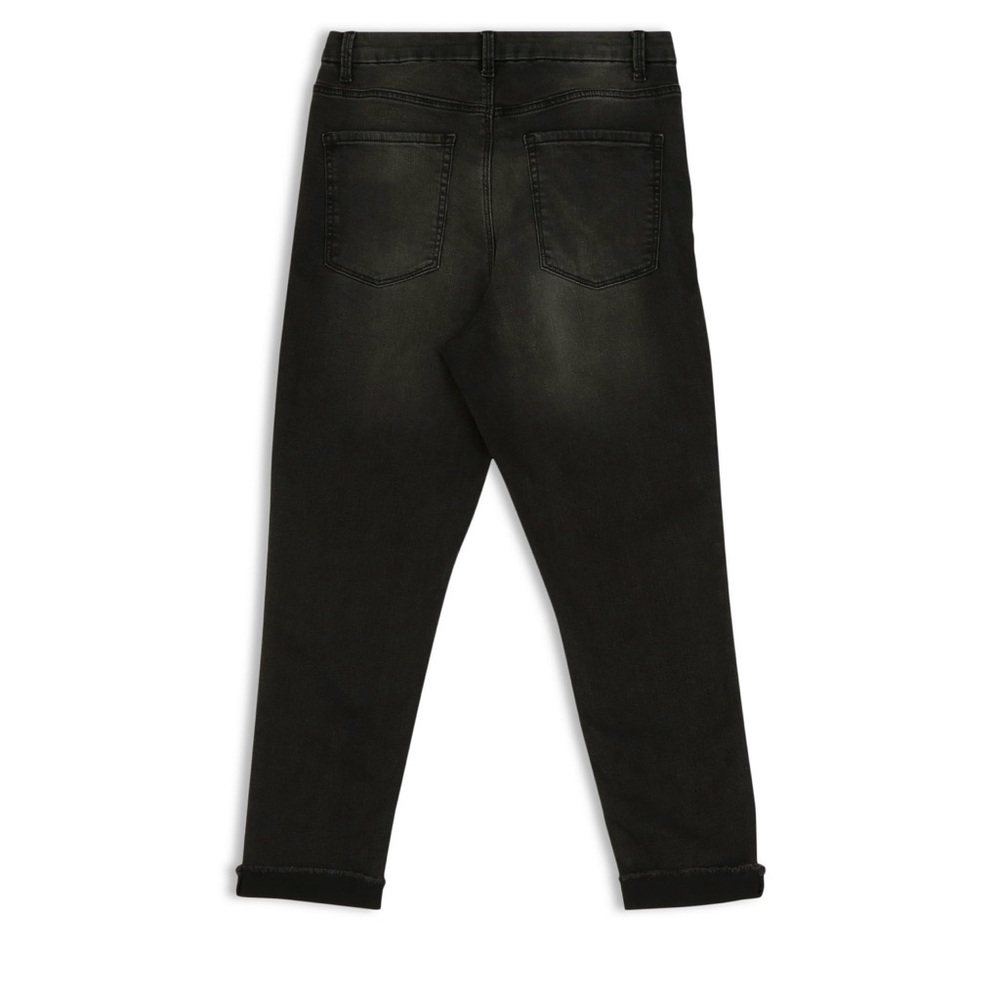 NWT Juniors Cuffed High Waisted Jeans